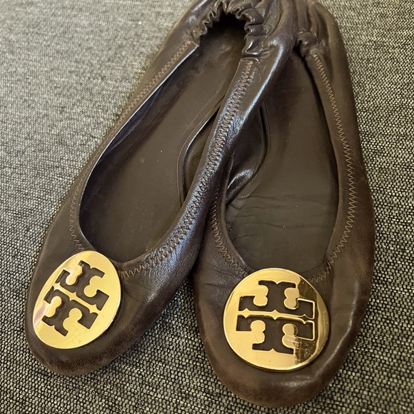 Tory Burch Shoes - Tory Burch Brown Flats